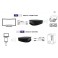 TRASMETTITORE & RICEVITORE TOSLINK BLUET BLUETOOTH                              2 IN 1 Trasmettitore & Ricevitore Toslink Blueto