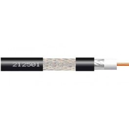 Cavo Coassiale 6,6MM PE NERO 100M/BOB CLASSE  A