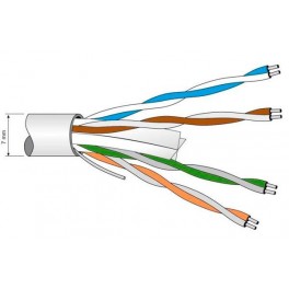 CAVO DATI UTP CAT-6 CCA LSFH VIOL.305M
