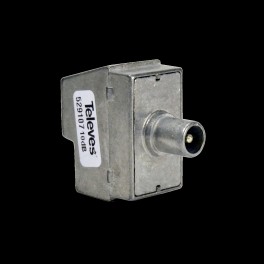 PRESA PASSANTE  TV 40-2400MHZ "IEC" MASCHIO 10DB