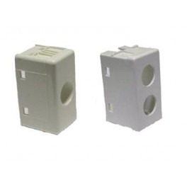 PLASTICA 2 FORI TIPO GW SYSTEM BIANCA