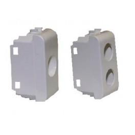 PLASTICA 2 FORI TIPO GW CHORUS BIANCA