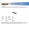 Alimentatore in metallo slim tensione costante con dimmer e soft start 24v 300w
