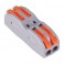 CONNETTORE rapido passante 2p 2,5mm2