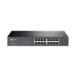 SWITCH GIGABIT 16P TL-SG1016D Switch Gigabit a 16 porte, 16 porte RJ45 10/100/1000M, case in acciaio 1U montabile su rack da 13