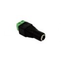 ADATTATORE DC MASCHIO 5,5X2,5 - MORSETTI Adattatore spina dc 5,5x2,5 a morsetti