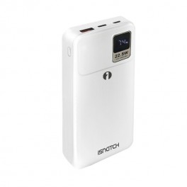 POWER BANK PD 20000MAH BIANCO ISNATCH       Le Power Bank della serie "G+" gestiscono il sistema di ricarica in uscita USB con t