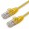 CAVO CAT.6 UTP GIALLO 1,5mt LSZH *SLIM*