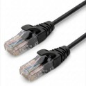 CAVO CAT.6 UTP NERO  2mt LSZH *SLIM* PATCH CAT6 CU UTP LSZH MT 2 NERO  SLIM