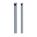 PALO SING.FUOCO RINF.MT2-30x1,4 SB Paolo singolo senza bulloni diamtetro 30 mm tppo rosso lunghezza  2 metri