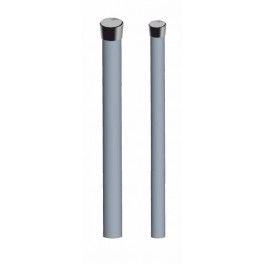 PALO SING.FUOCO RINF.MT2-30x1,4 SB Paolo singolo senza bulloni diamtetro 30 mm tppo rosso lunghezza  2 metri