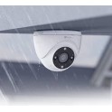 EZVIZ H4 2K TELECAMERA DOME DA ESTERNO CON LUCE STROBO E SIRENA 3MP I.A.