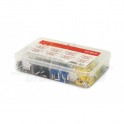 Kit terminali bussola 0.5-6.0mmq Kit terminali a bussola isolati per cavi da 0,5mm² a 6,0mm² - 450pz assortiti