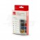 Kit terminali bussola 0.5-6.0mmq Kit terminali a bussola isolati per cavi da 0,5mm² a 6,0mm² - 450pz assortiti