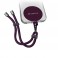 Universal rope bracelet, bordeaux Cordino porta telefono universale regolabile con patch (CMUNILACEBRACBDX)