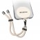 Universal rope bracelet,  BEIGE Cordino porta telefono universale regolabile con patch CMUNILACEBRACPH