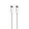 Cavo in tessuto  USB-C USB-C, BEIGE 60W 1.5m 60W