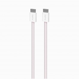 Cavo tessuto USB-C  USB-C,60W ROSE 1.5m 60W  PURO  ROSE