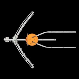 ANTENNA A6  UHF(C21-48) (+ ALIM.) Home A6 UHF: Antenna DTT intelligente predisposta per DVB-T2 e UHD