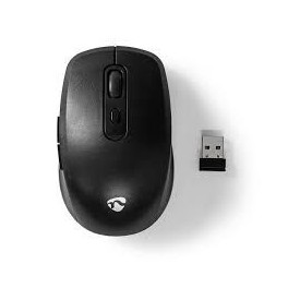 NEDIS MOUSE WIRELESS NERO 3600dpi CON NANO USB DONGLE