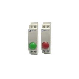 INDICATORE SPIA LED VERDE 230V