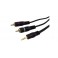 CAVO SPINA JACK 3,5MM-2XSP RCA 1,5M GOLD PLASTIC