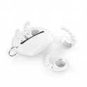 Puro 2 set di gommini in silicone per Airpods con custodia 2016 / 2019, Bianco