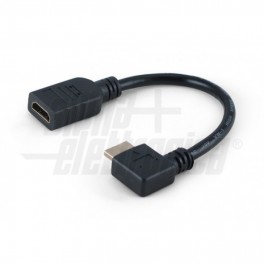 Adattatore da Spina HDMI® ad angolo Adattatore da Spina HDMI® ad angolo verticale a Presa HDMI® - 20cm