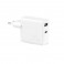 CARICA BATTERIE DA PARETE 25W BIANCO 1 USB-A + 1USB-C, 25W Bianco Puro Fast Charger Power Delivery Carica Batterie da Parete 1 U