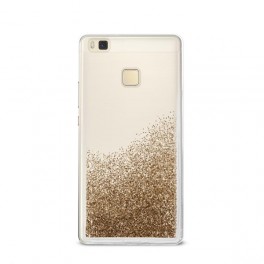 Puro Cover  PC+TPU "Sand" per Huawei P9 LITE 5.2" con liquido e glitter Oro