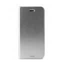 Puro Cust. Ecopelle Iphone 6 5.5'' Flip Oriz. + Vano Per Carta + Stand Up Argent