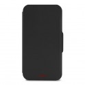 Puro Cust Iphone 6 5.5'' BI-Color Wallet 3 Vani Porta Carta Nero/rosso