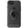 Puro Cover PC+TPU Magnet Ring per iPhone 7/8 + anello girevole 360°e placca metallica integrata nero