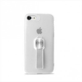 Puro Cover PC+TPU Magnet Strap per iPhone 7/8 con laccio rimovibile e placca metallica integrata Tra