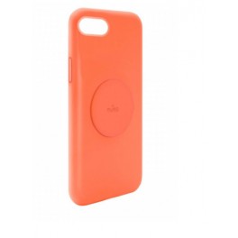 Puro Cover "ICON FLUO" in Silic. Liq. con int. in microf. per iPhone 6/6s/7/8/SE 2020 4.7" Arancione