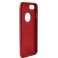 Puro "Magnet"Cover in PC con finitura metallizzata per iPhone 7 Plus/8Plus con placca metal Rosso