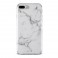 Puro Cover TPU "Marble" per iPhone 7 Plus Bianco Statuario