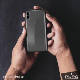 Puro Custodia TPU Ultra-Slim "0.3 NUDE" per iPhone X / Xs 5.8" Trasparente
