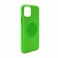 Puro Cover "ICON FLUO" in Silicone Liquido con interno in microfibra per iPhone 11 6.1" Verde