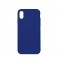 Puro Cover in Silicone Liquido con interno in microfibra per iPhone Xr 6.1" Dark Blue