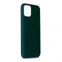 Puro Cover in Silicone Liquido con interno in microfibra per iPhone 11 Pro Max  Dark Green