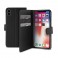 Puro Cust Ecop "Wallet" per iPhone X / Xs 5.8" Flip Oriz+Vano Carta+Stand Up+Flap Magnetica Nero