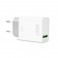 Puro White Mini Carica Batterie Da Viaggio 1 USB 2A Bianco 10W, Bianco