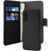 Puro Cust. Ecopelle Samsung Galaxy A50/A50S/A30S Flip Oriz.+CoverMagn.+3 Vani+Tasca Banconote,Black