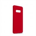 Puro Cover in Silicone Liquido con interno in microfibra per Samsung S10e 5.8"  Red