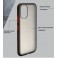 Puro Cover "SHADOW" in PC+TPU con tasti rossi per Samsung Galaxy S20 6.2" Nera