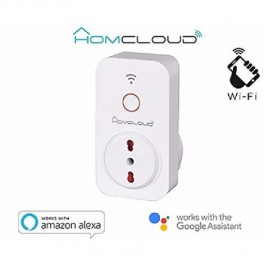 PRESA INTELLIGENTE WI-FI 16A ITALIANA CON CONTROLLO ENERGIA cod.HE-IP16AE