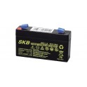 BATTERIA  PIOMBO SKB 6V/1,3A FAST.4,8 	98 x 24 x 52 - 56 mm