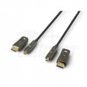 Cavo HDMI® Attivo in Fibra Ottica -  20m Cavo HDMI® Attivo in Fibra Ottica - High-Speed with Ethernet - Con adattatore Micro HDM