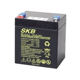 BATTERIA AL PIOMBO SKB 12V/5,2 FAST.6,3 90 x 70 x 101x 107 mm